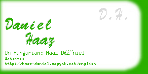 daniel haaz business card